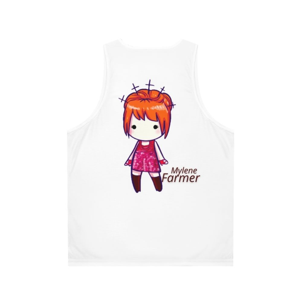 Mylene Farmer Unisex Tank Top - Back