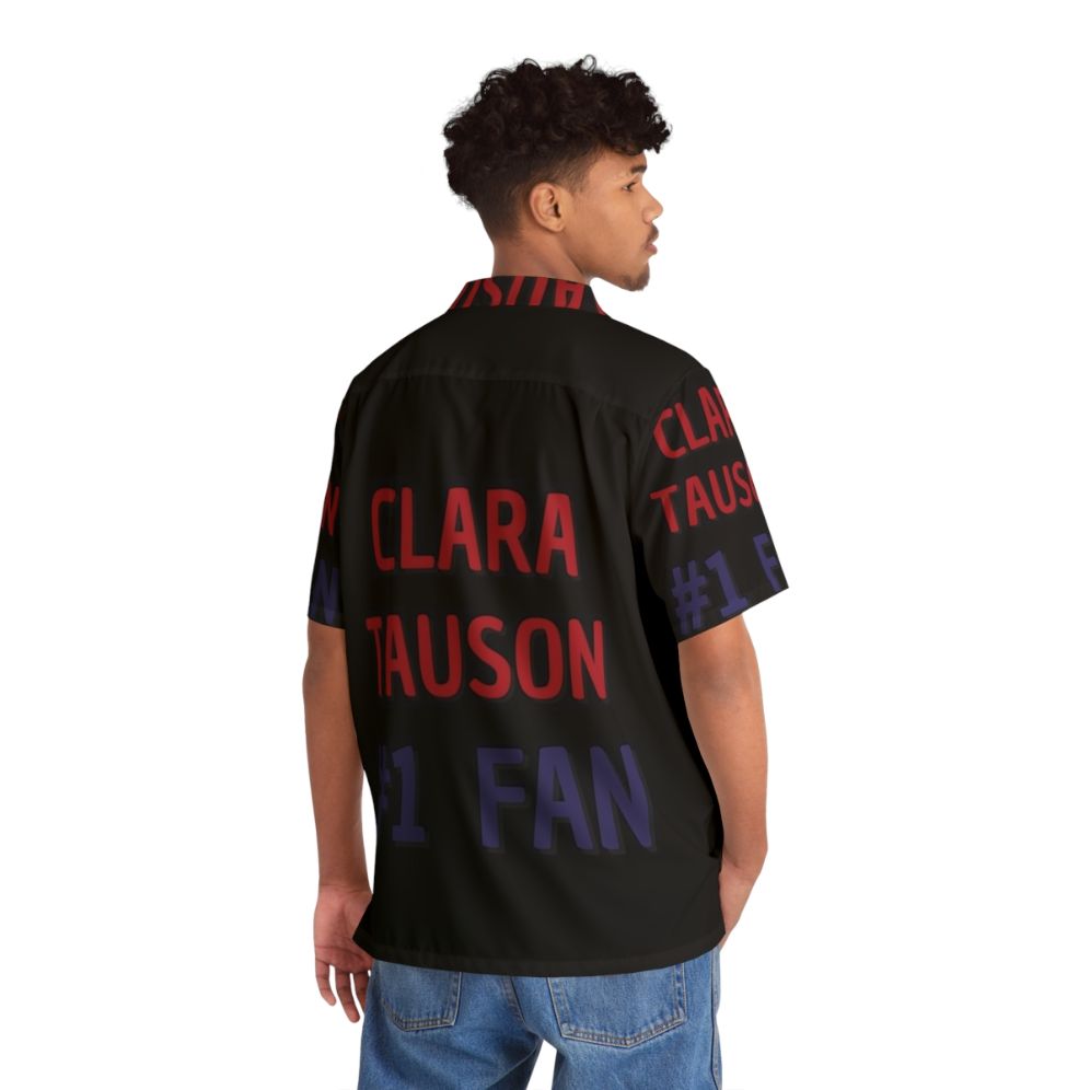 Clara Tauson Fan Hawaiian Shirt with Coco Gauff Tennis Player Graphics - People Back