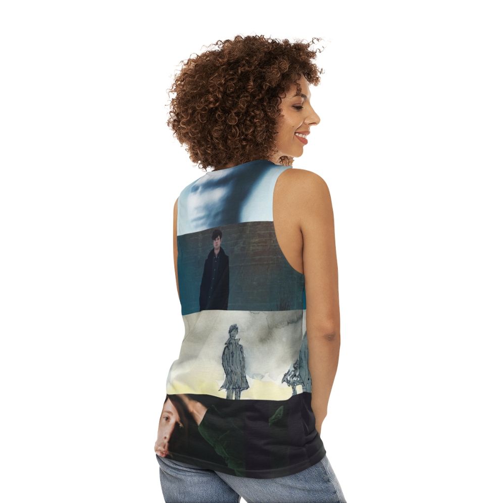 James Blake Albums Unisex Tank Top - women back