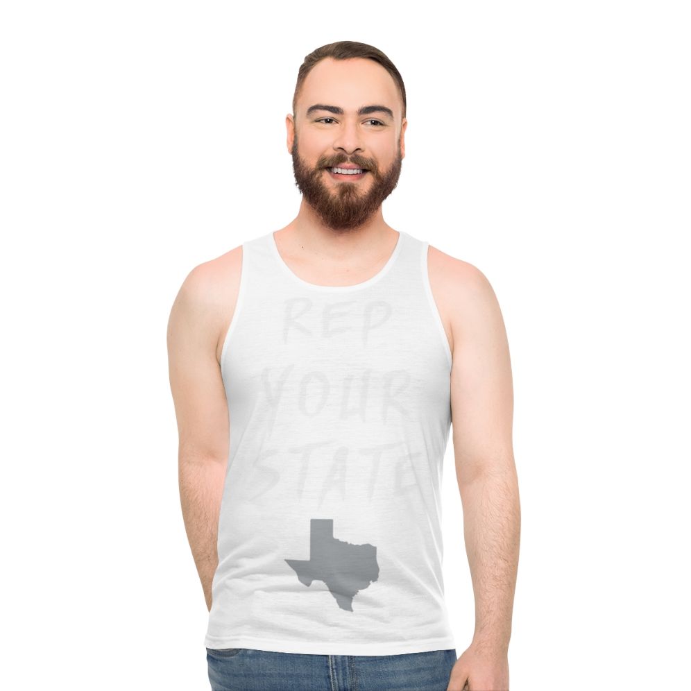 Texas state pride unisex tank top - men