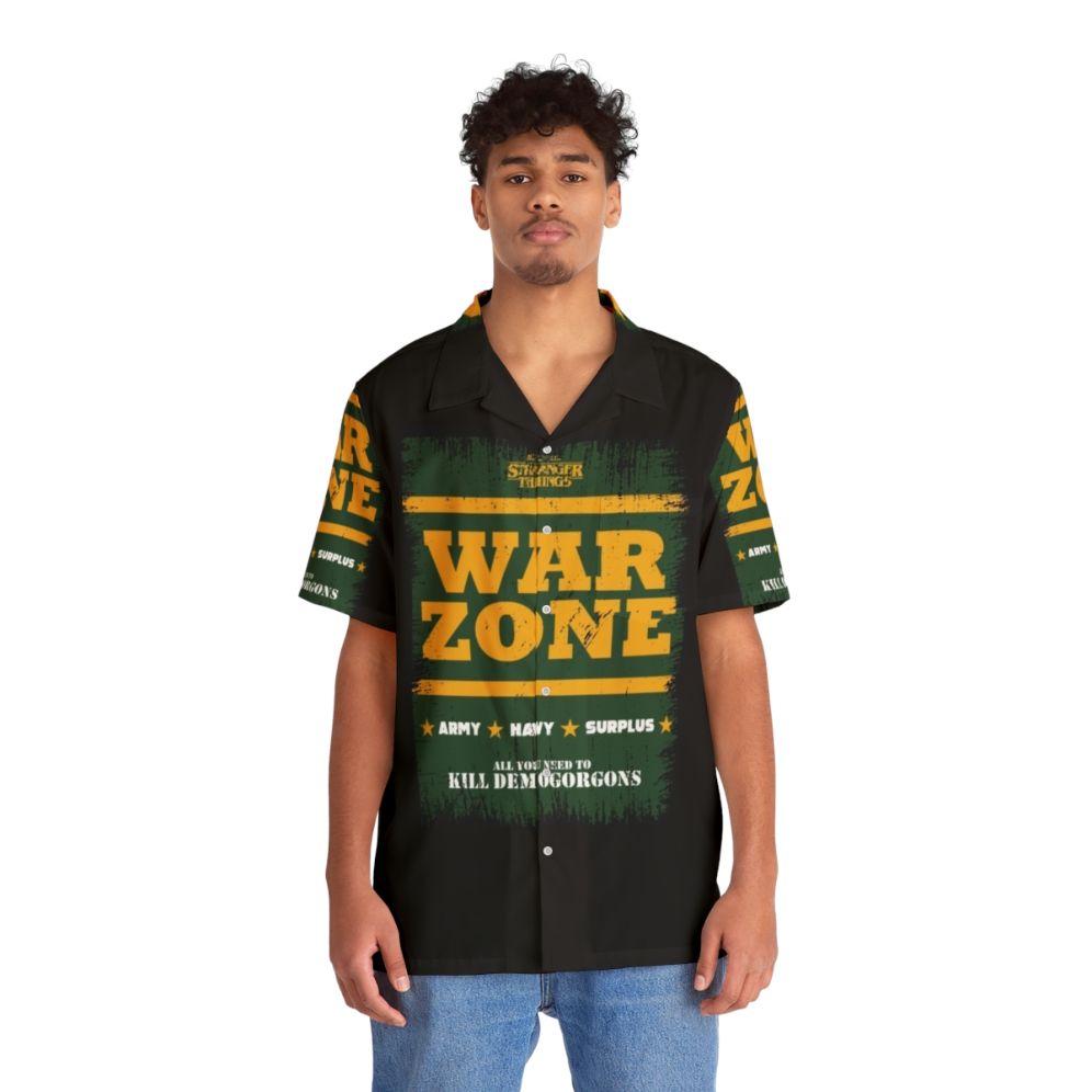 Stranger Things 4 War Zone Hawaiian Shirt - People Front