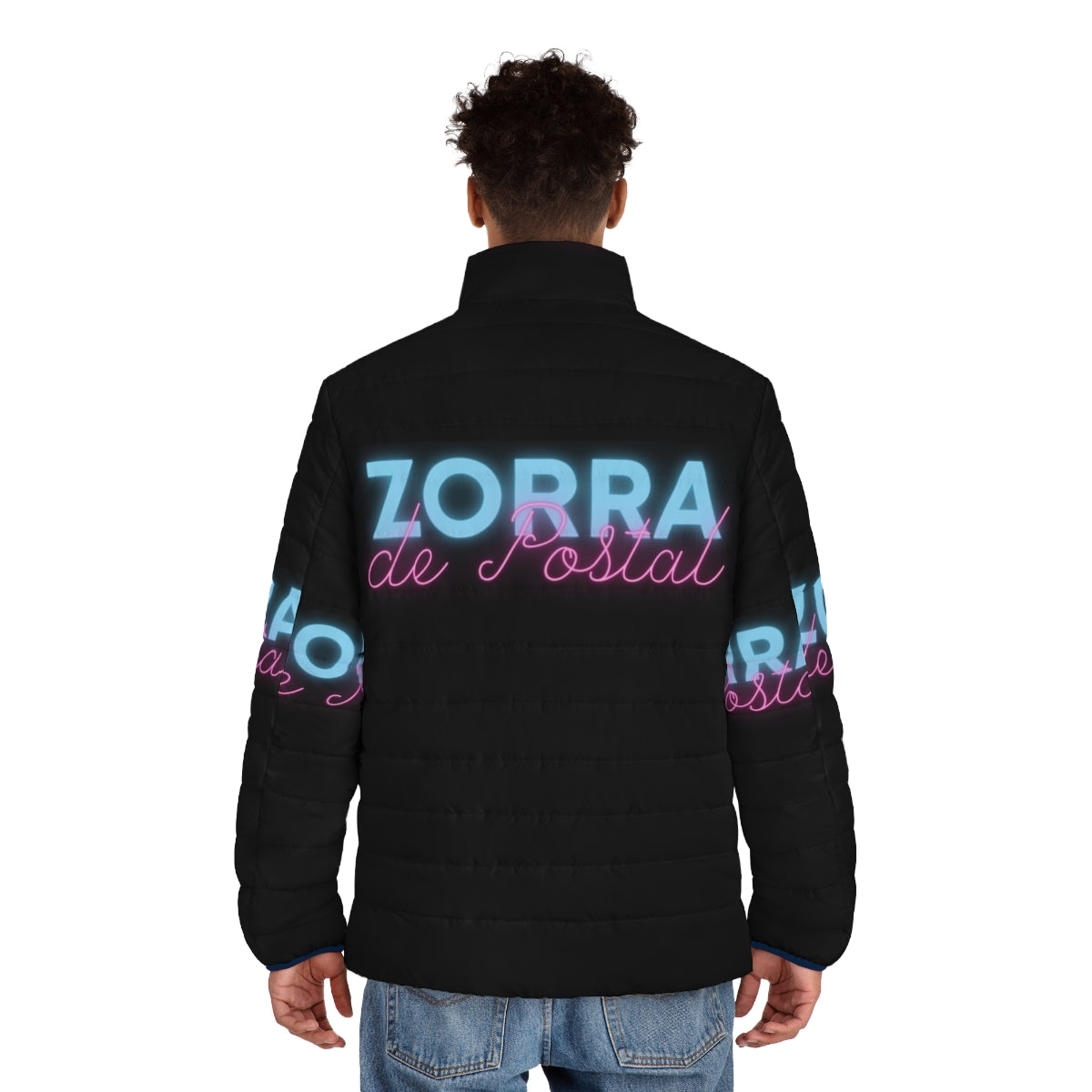 Zorra De Postal Women's Puffer Jacket in a fashionable winter style - men back