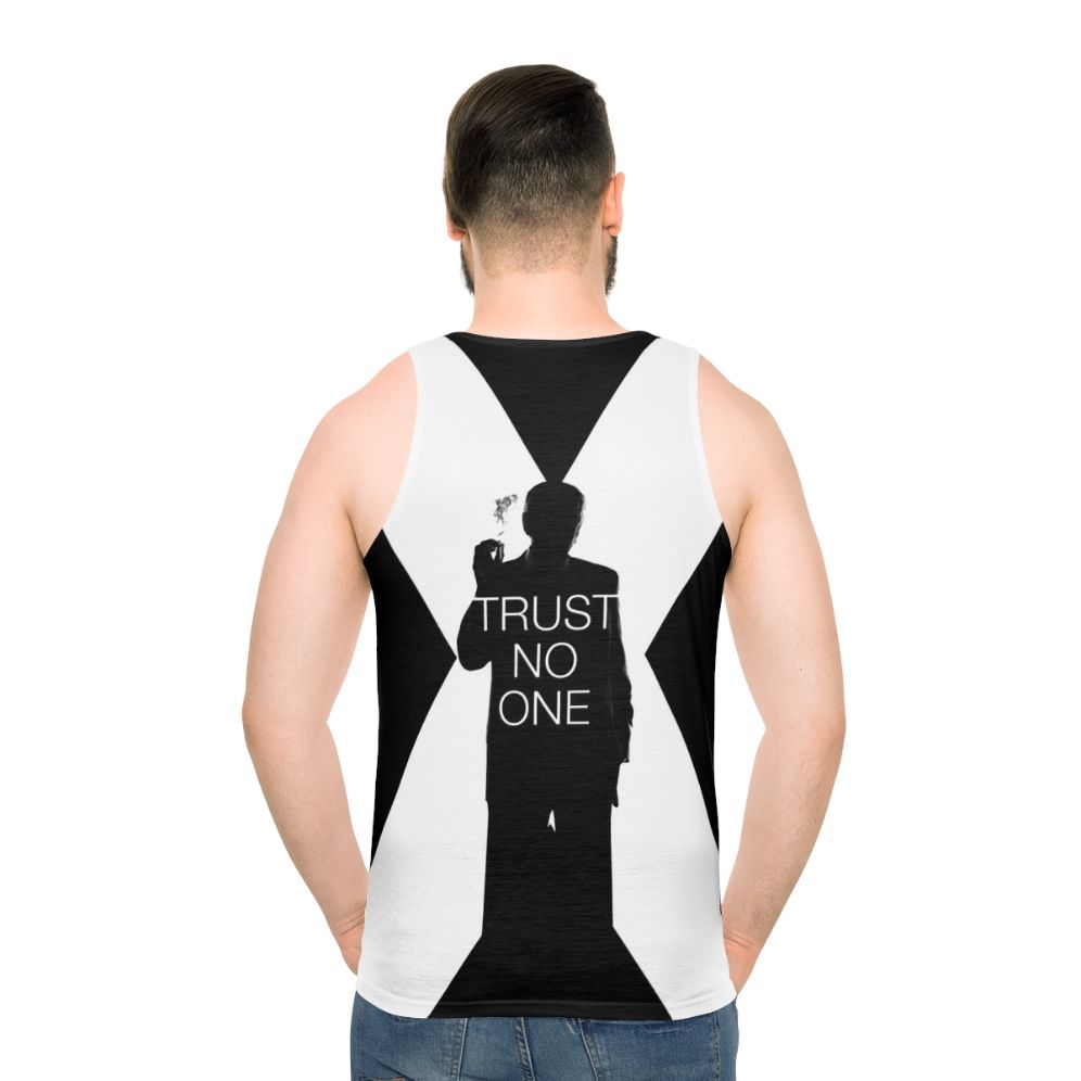 The X-Files 'Trust No One' Unisex Tank Top - men back