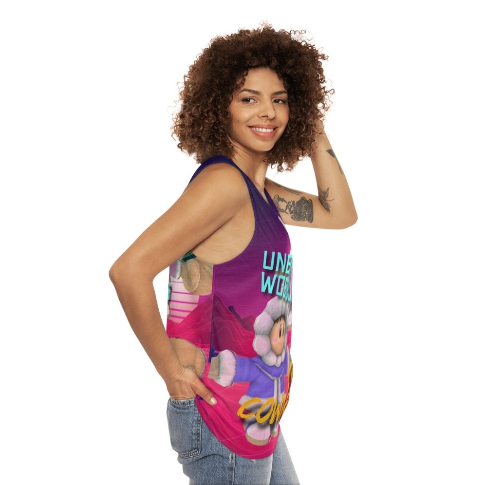 Unisex "Unban Wobbling" Ice Climbers Tank Top - women side