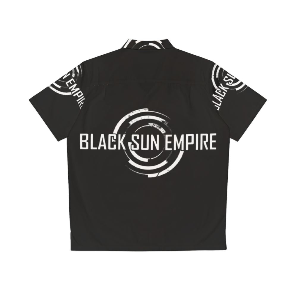 Black Sun Empire Logo Hawaiian Shirt - Back