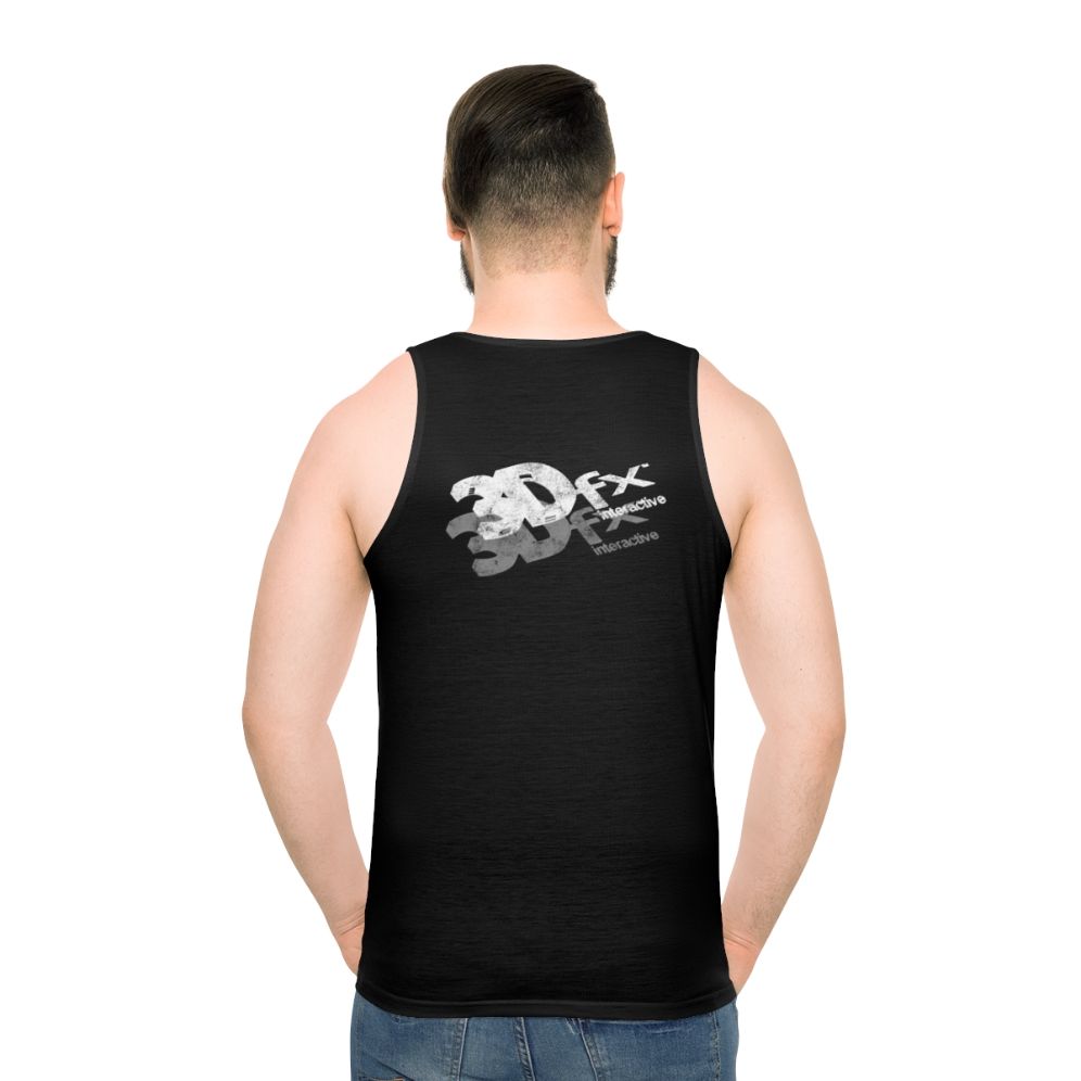 3Dfx Voodoo graphics chip unisex tank top - men back