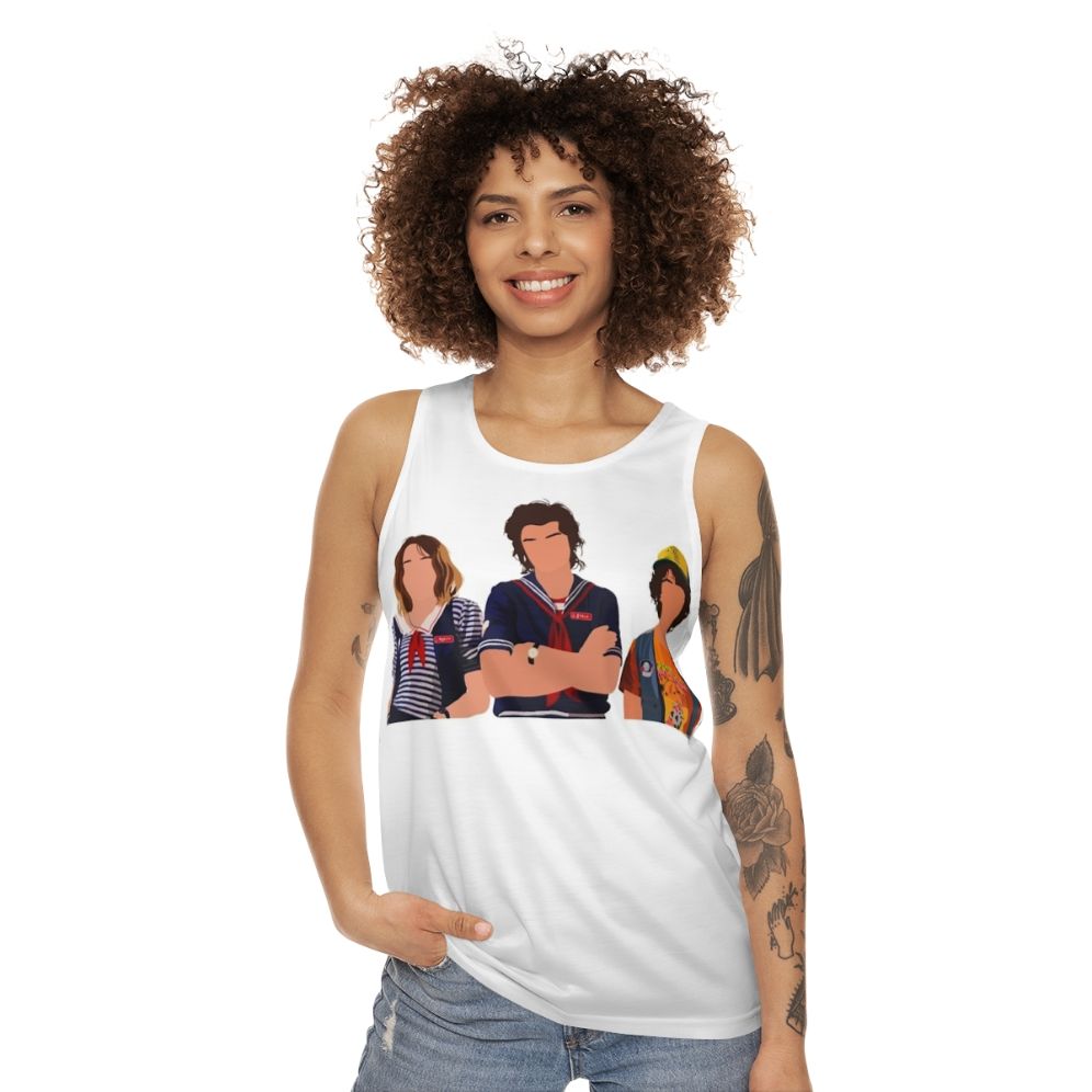 Scoops Ahoy Stranger Things Unisex Tank Top - women