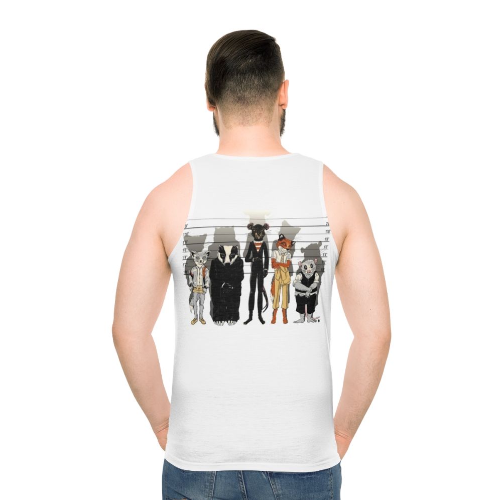 Unusual Suspects Mash-Up Unisex Tank Top - men back