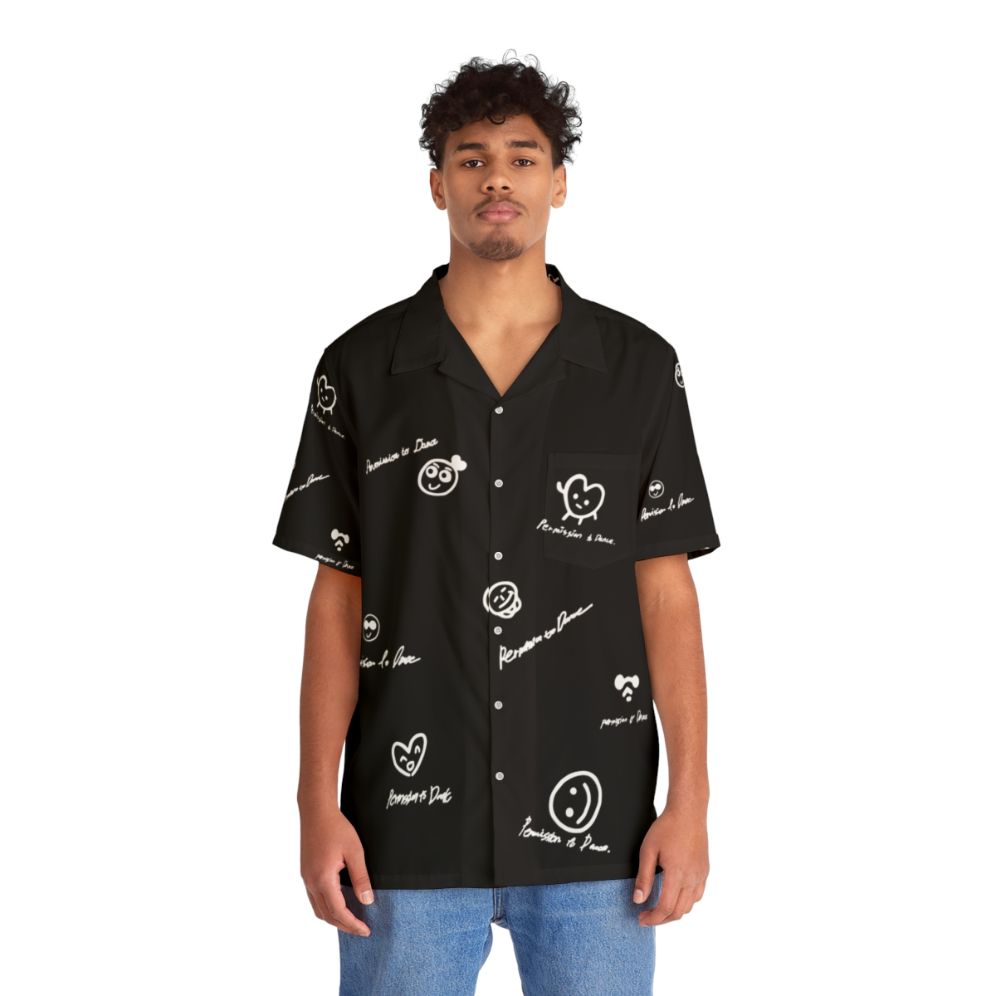 BTS 'Permission to Dance' Hawaiian Shirt - People Front