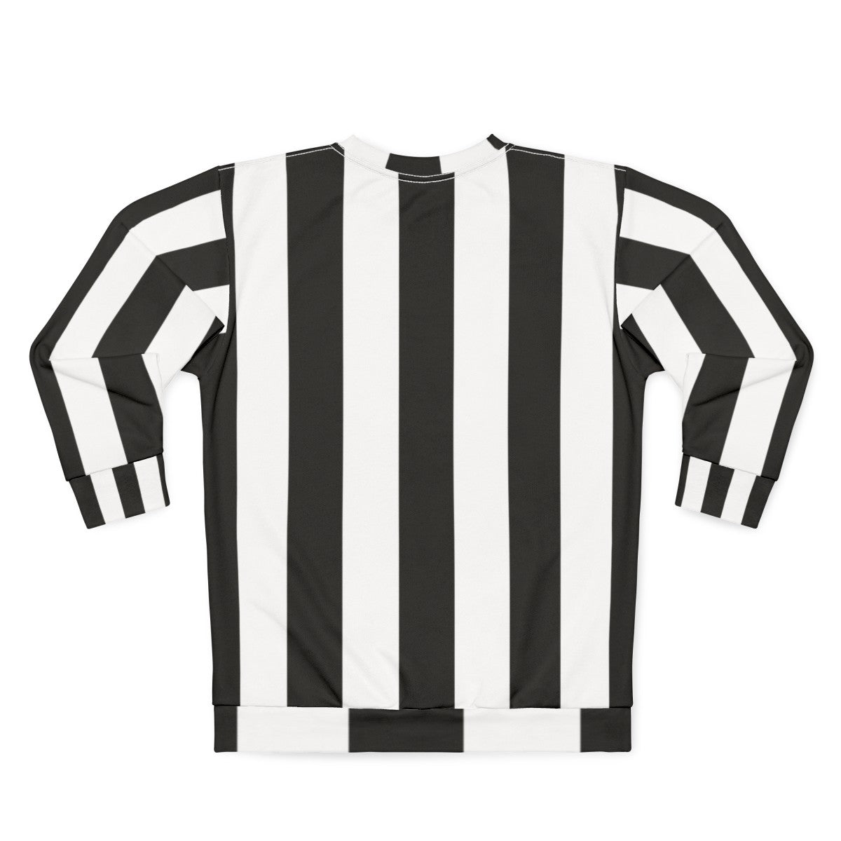 Classic black and white referee design sweatshirt - Back