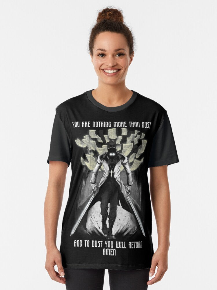 Hellsing Alucard "To Dust You Will Return" Graphic T-Shirt - Women