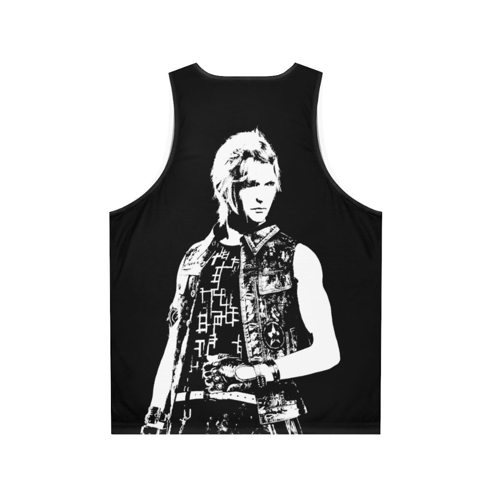 Weathered Prompto Final Fantasy XV Unisex Tank Top - Back