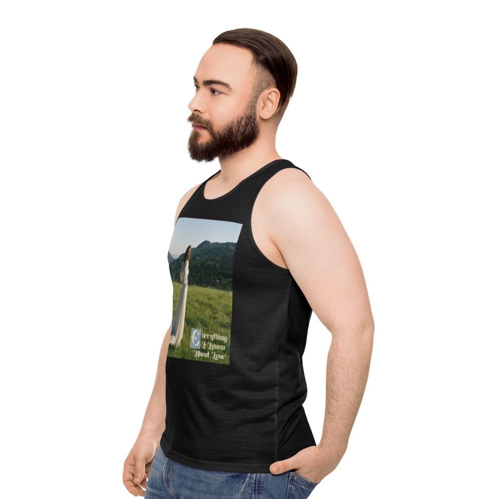 Laufey Indie Folk Musician Unisex Tank Top - men side