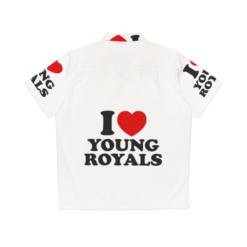 Young Royals Netflix Hawaiian Shirt featuring Edvin Ryding and Omar Rudberg - Back