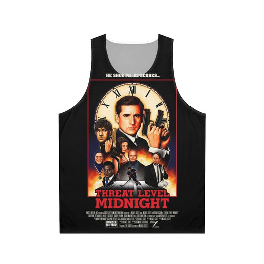 Unisex 'Threat Level Midnight' tank top from The Office