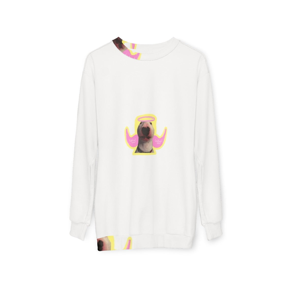 Walter the Dog Meme Graphic Sweatshirt - hanging