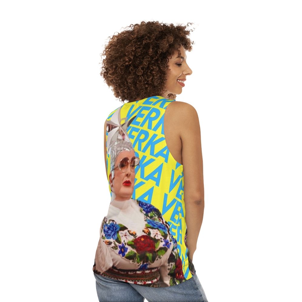 Verka Serduchka Unisex Tank Top - women back