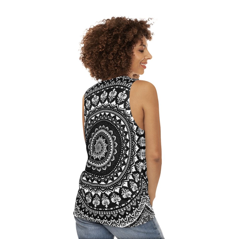 Mandala Celestial Unisex Tank Top - women back