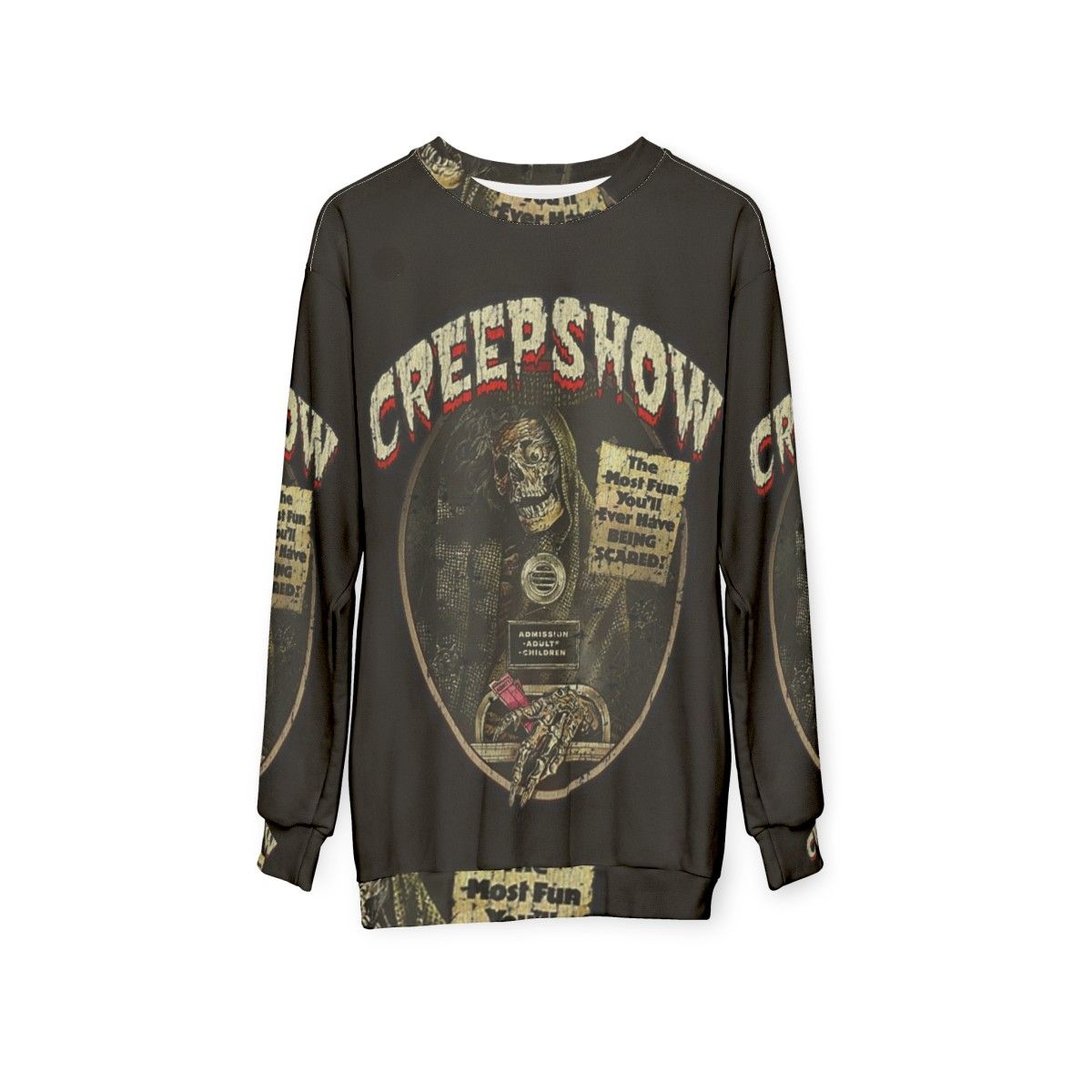 Creepshow (1982) vintage horror movie themed sweatshirt - hanging