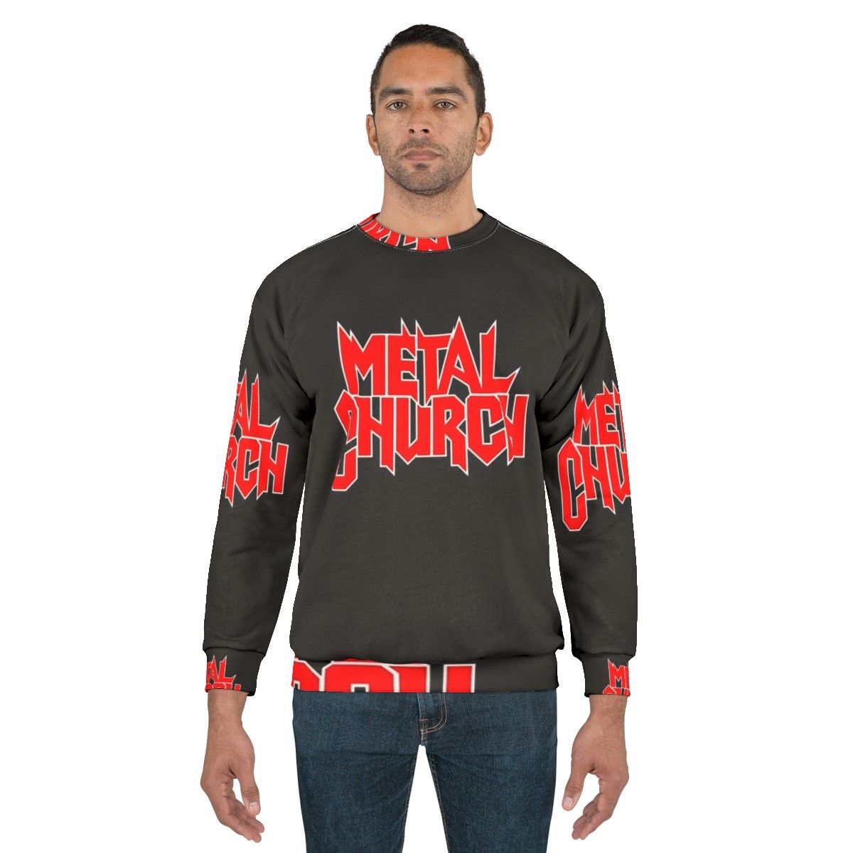 Metalchurch heavy metal band sweatshirt - men