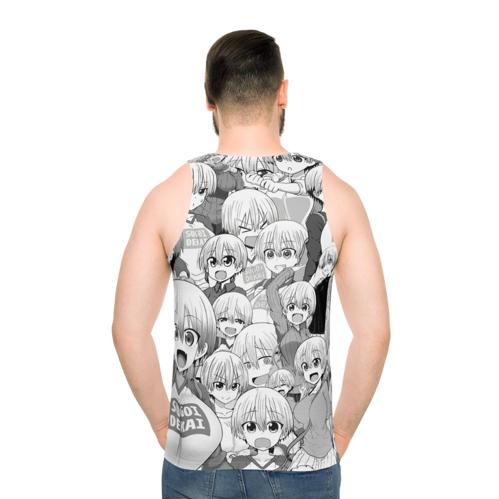 Uzaki Chan Sugoi Dekai Anime Unisex Tank Top - men back