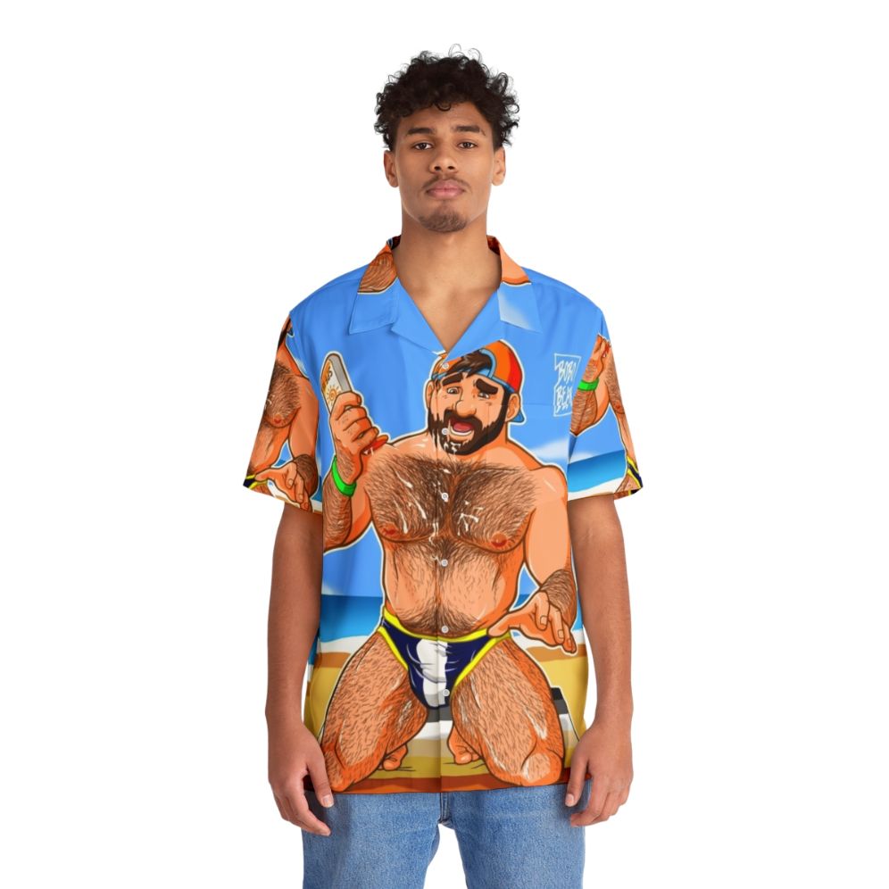 Adam Likes Sun Lotion Hawaiian Shirt for Gay Bears - Lifestyle