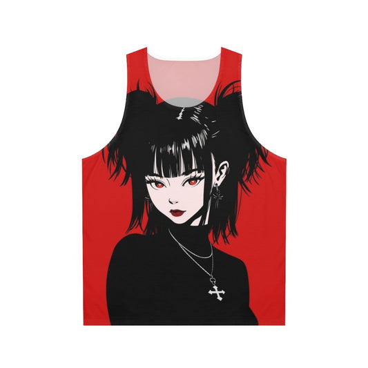 Gothic anime unisex tank top