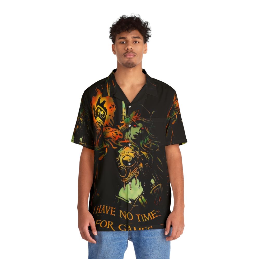 Dark Lady Sylvanas Windrunner Warcraft Hawaiian Shirt - People Front