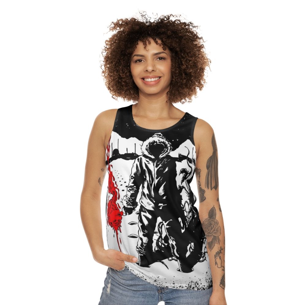 "The Thing" 80s horror cult film unisex tank top - women