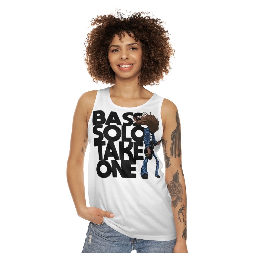 Cliff Burton Metallica bass guitar tank top - women