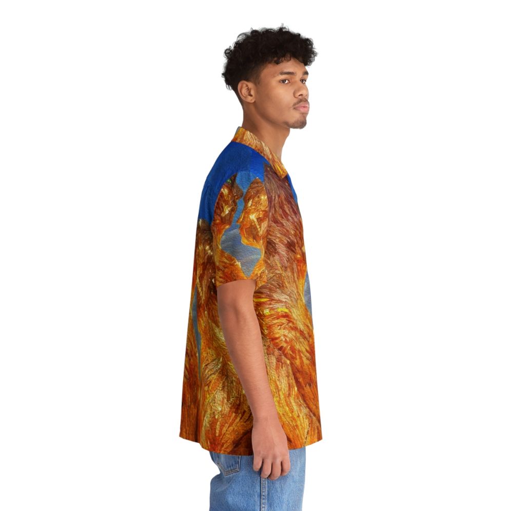 Digital art Hawaiian shirt with electronic music and festival themes - People Pight