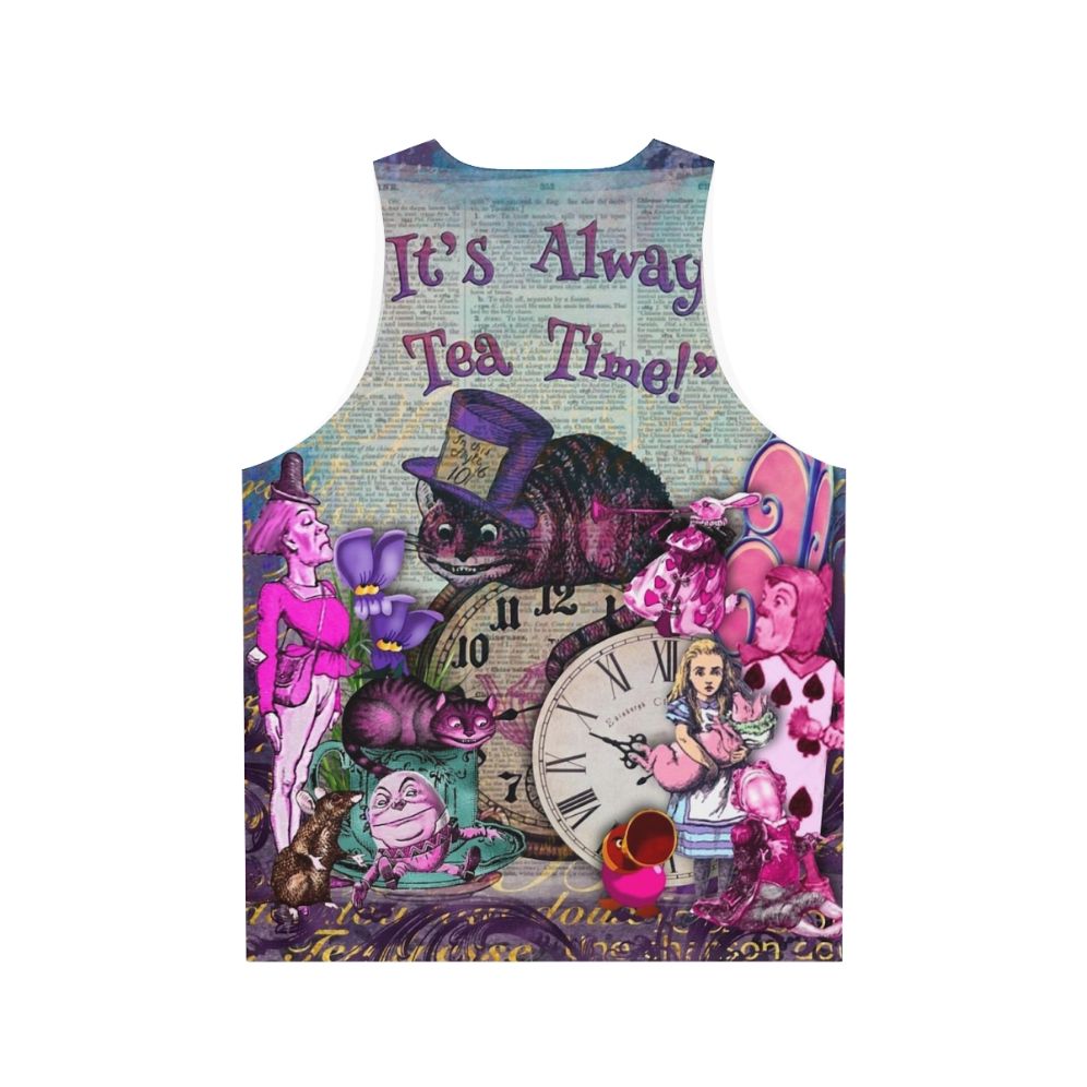 Vintage Alice in Wonderland Unisex Tank Top - Back