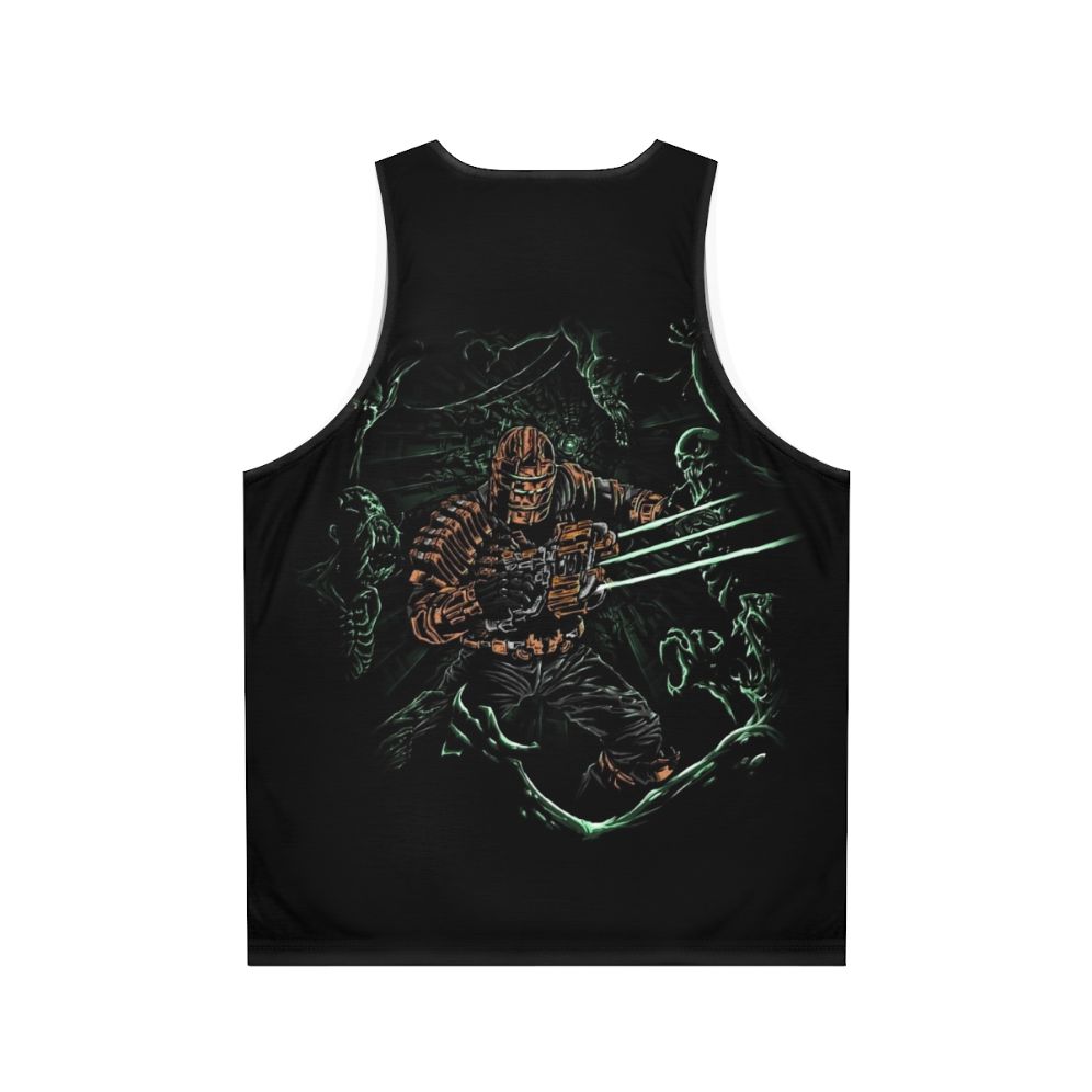 Unisex Necro Nightmare Horror Gaming Tank Top - Back