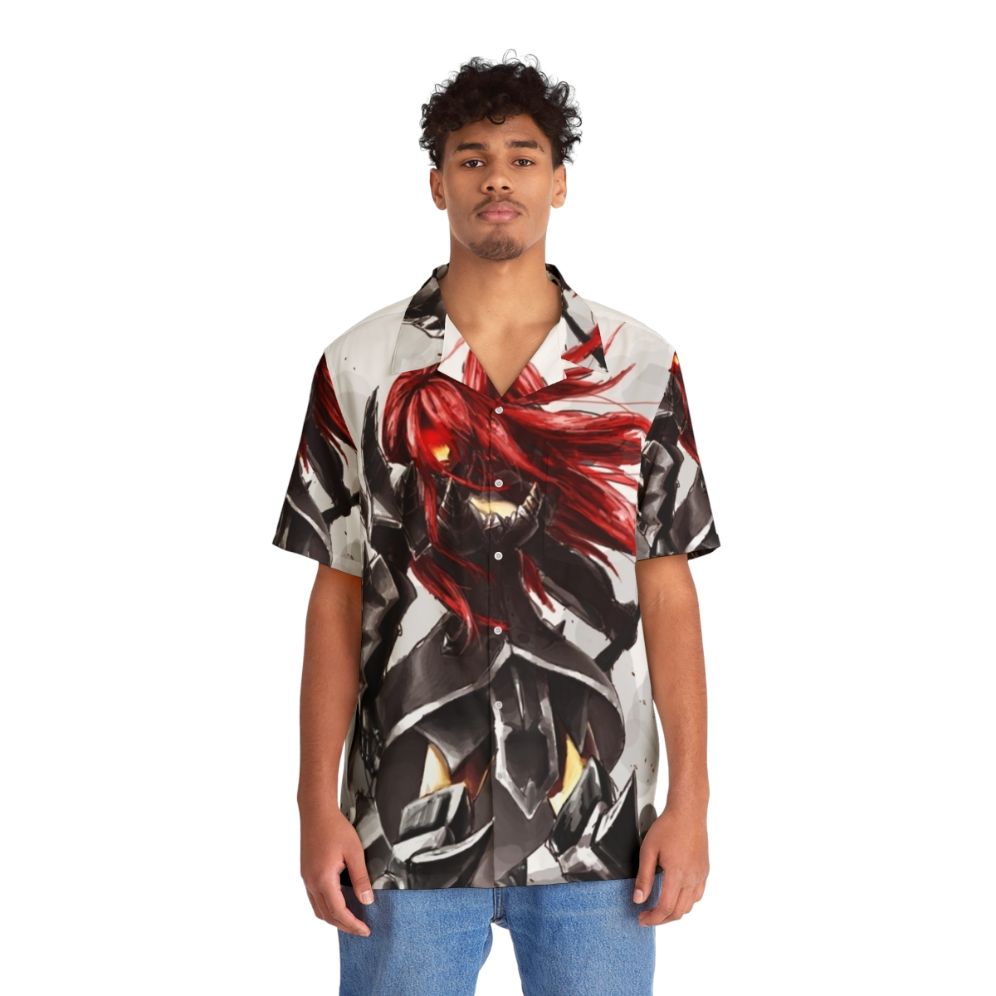 Titania Hawaiian Shirt featuring Fairy Tail characters - People Front