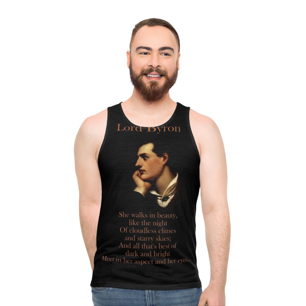 Lord Byron "She Walks in Beauty" Unisex Tank Top - men