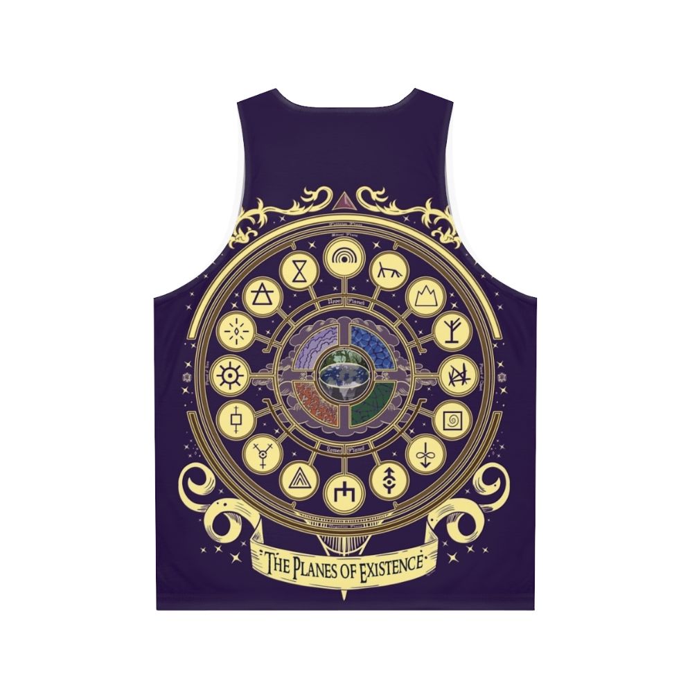 Planes of existence fantasy gaming tank top - Back