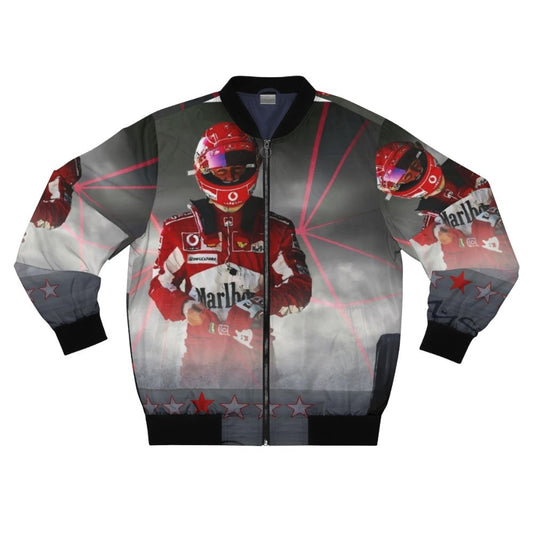 Michel Schumacher racing bomber jacket with Formula 1 inspired design