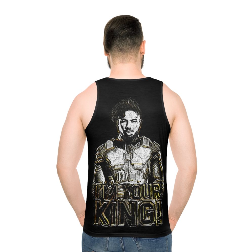 "I'm Your King" Unisex Black Panther Inspired Tank Top - men back