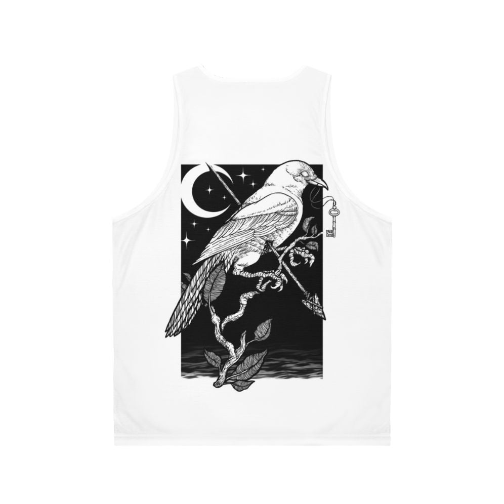 Night Crow Unisex Tank Top - Back