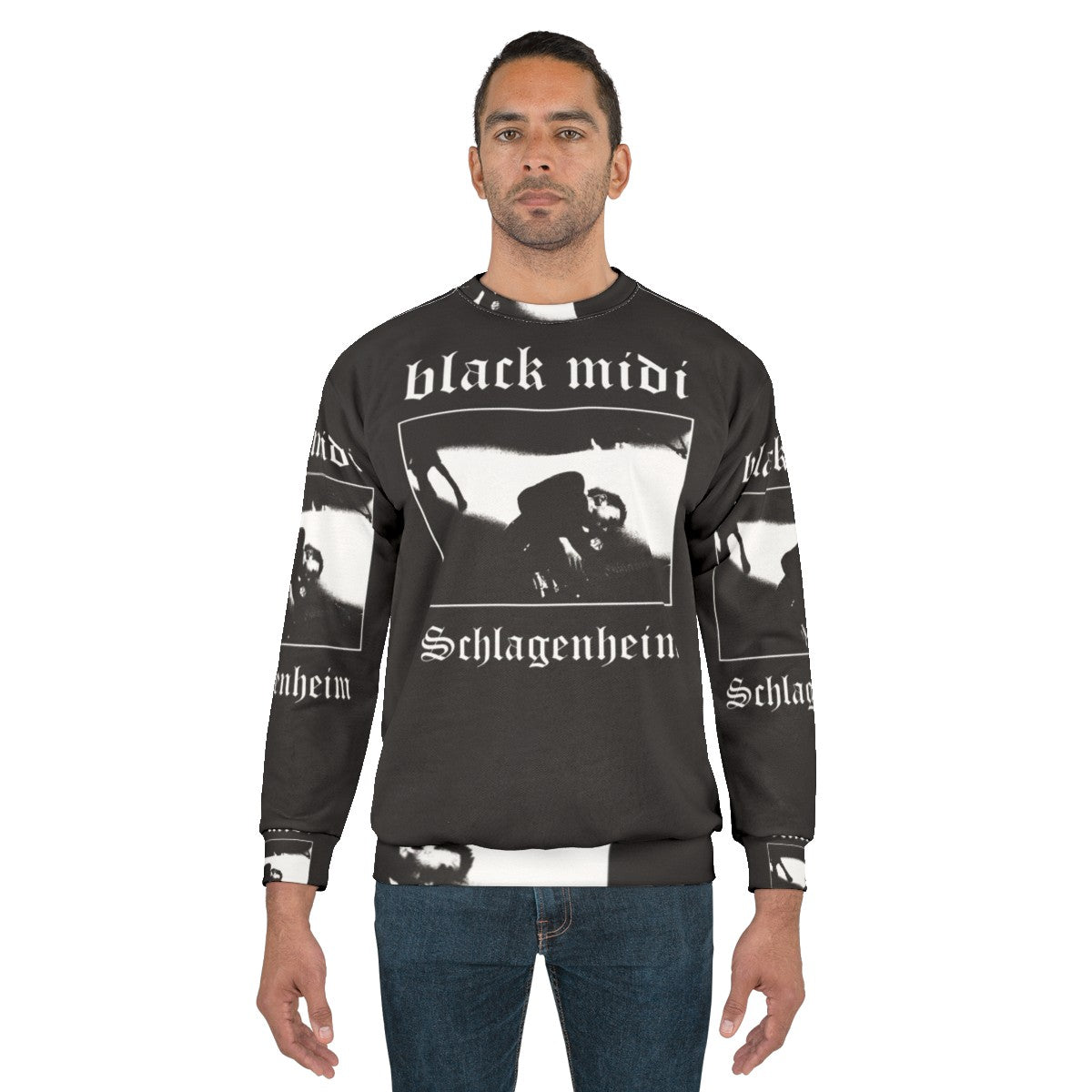 Black Midi Schlagenheim Metal Sweatshirt - men