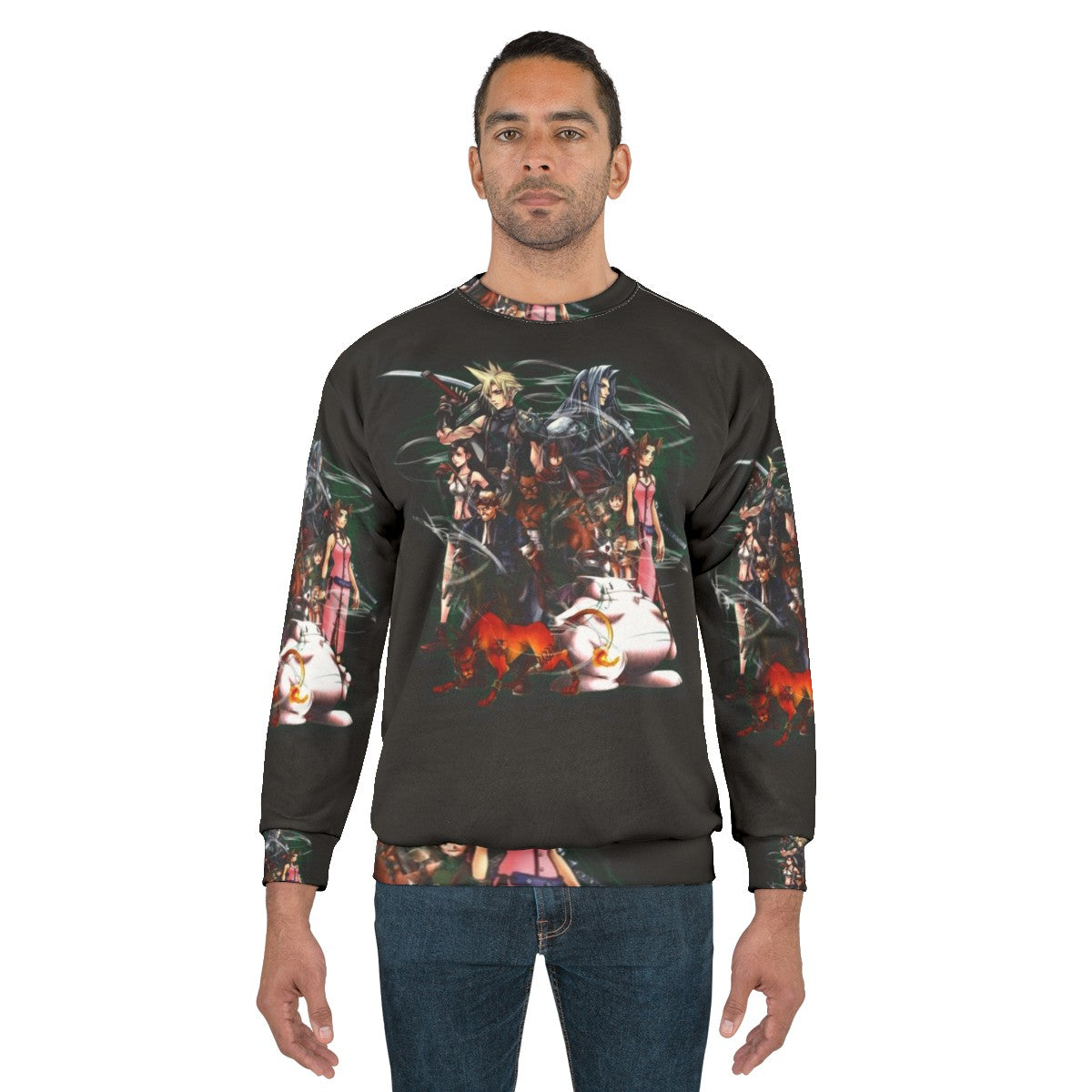 Final Fantasy VII Collage Graphic Sweatshirt - men