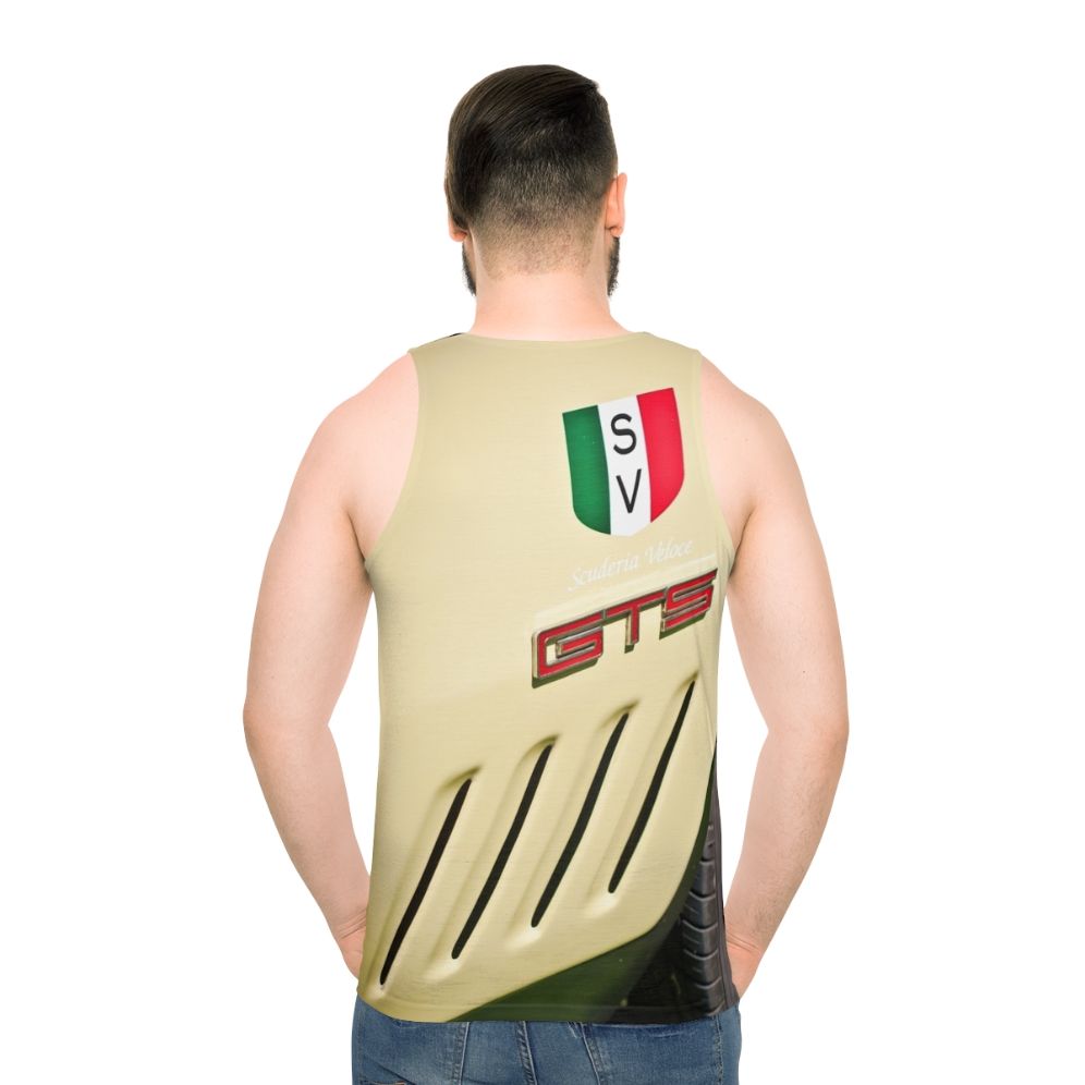 Holden Monaro GTS Scuderia Veloce Unisex Tank Top - men back