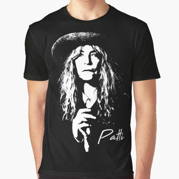 Patti Smith portrait graphic t-shirt