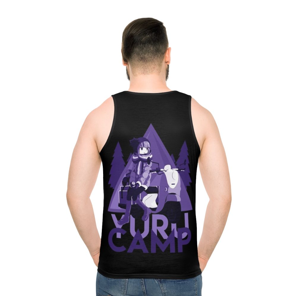 Yurucamp Unisex Tank Top - men back