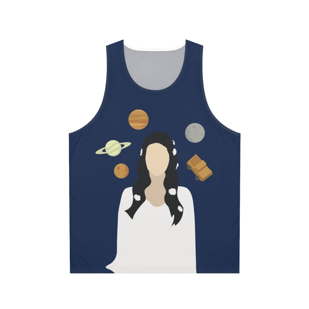 Lana Del Rey inspired celestial unisex tank top