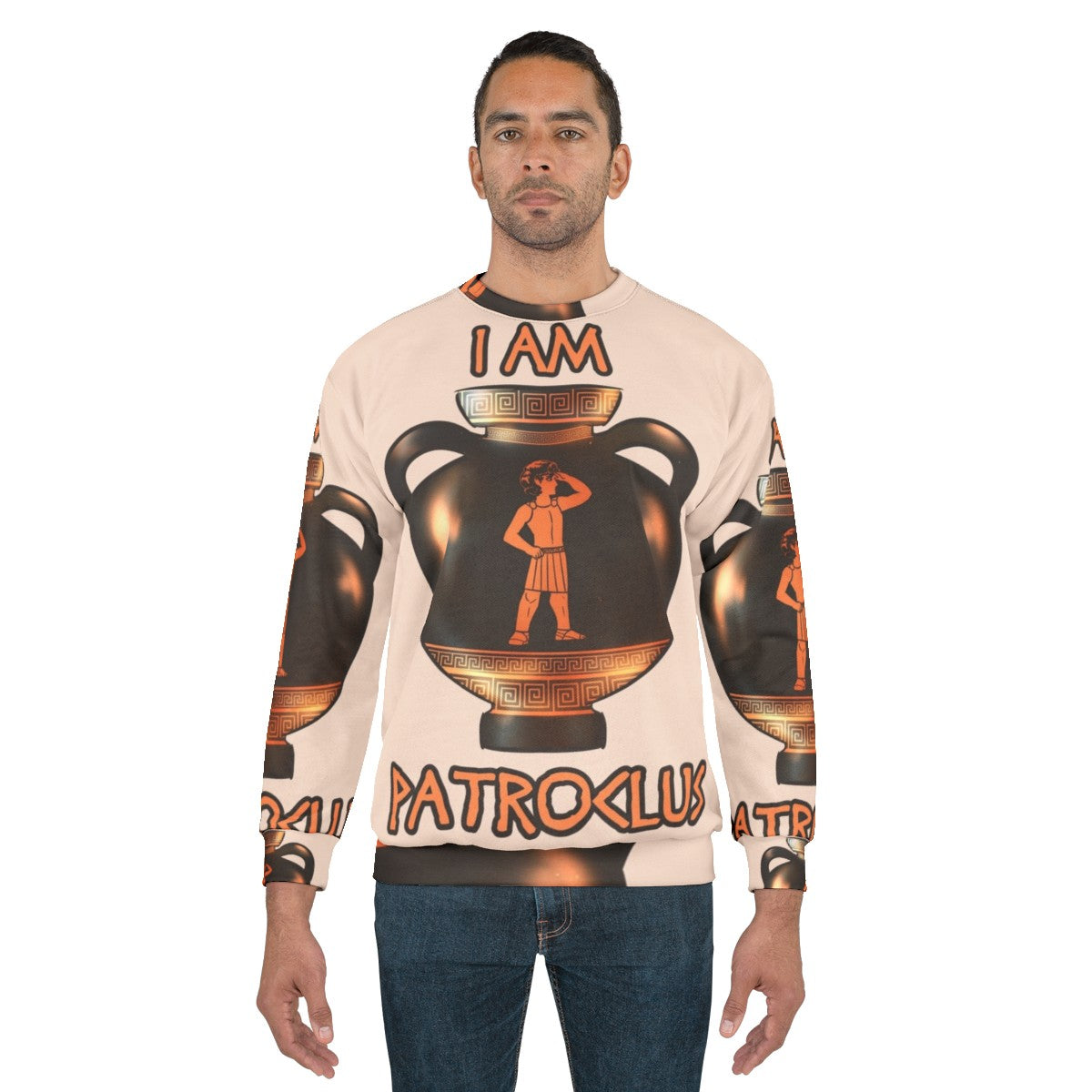 Patroclus and Achilles Greek Mythology Sweatshirt - men