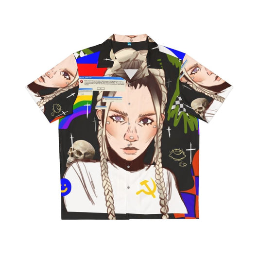 Nastya Kreslina IC3PEAK Russian Communist Hawaiian Shirt