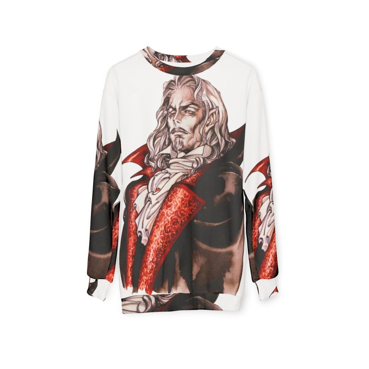 Dracula Hector Chibi Gothic Inspired Sweatshirt - hanging