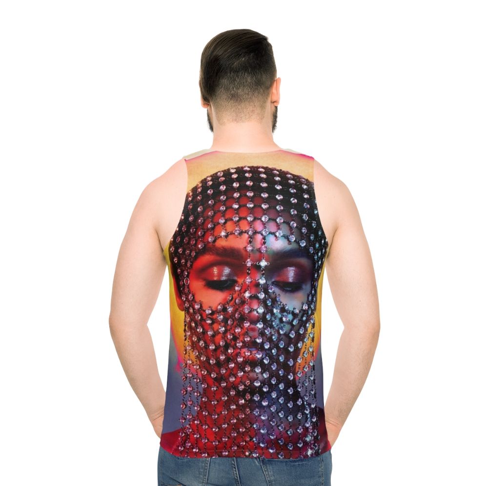 Janelle Monáe "Dirty Computer" Unisex Tank Top - men back