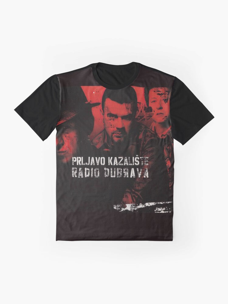 Prljavo Kazalište Yugoslavia Rock Band Graphic T-Shirt - Flat lay